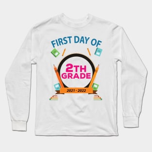 First Day Of 2Th Grade Long Sleeve T-Shirt